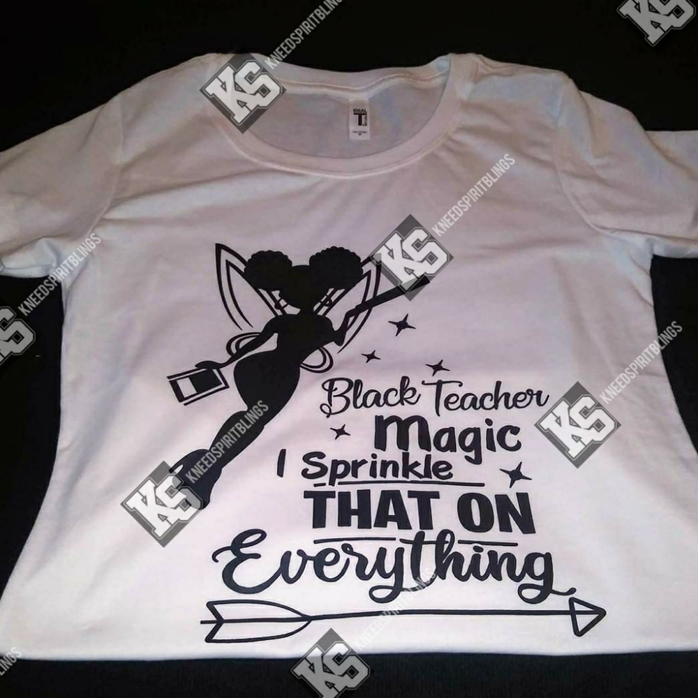 Black Teacher Magic Tee